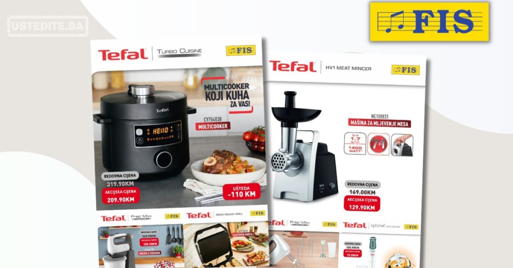 Fis & Tefal SUPER AKCIJA 27.11-15.12.2024.