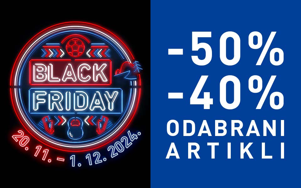 Intersport BLACK FRIDAY 20.11-1.12.2024.