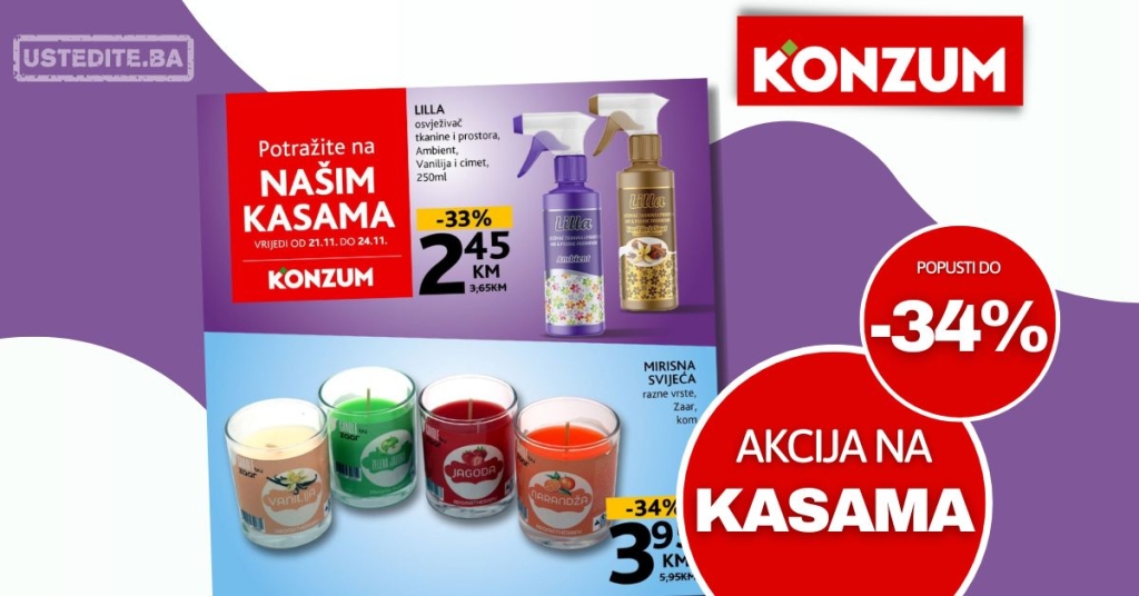 Konzum AKCIJA NA KASAMA