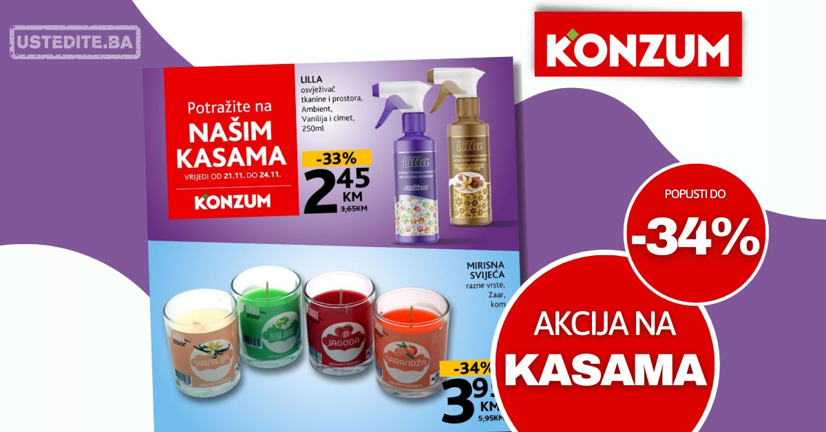 Konzum AKCIJA NA KASAMA