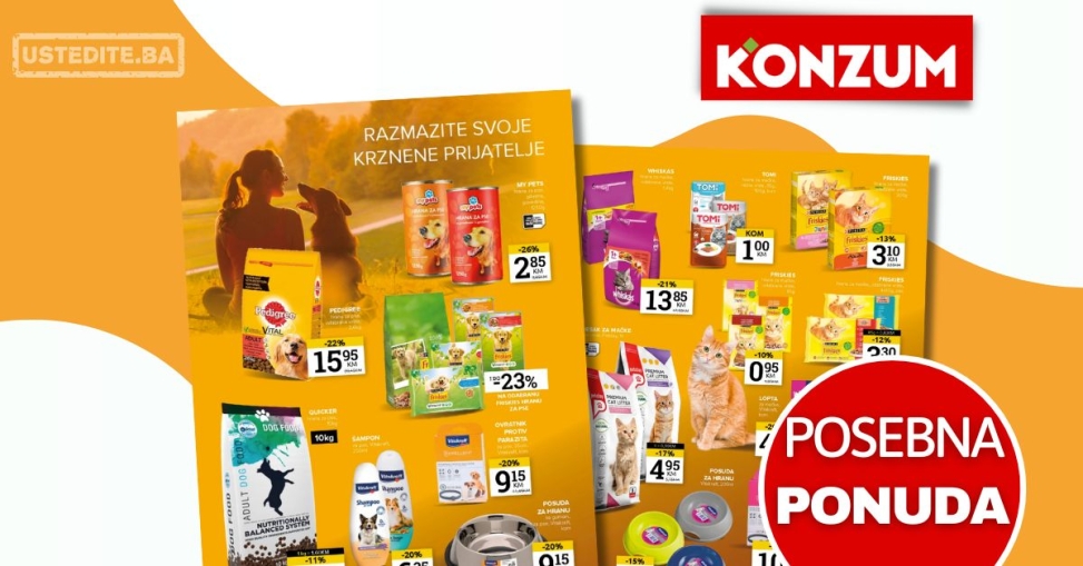 Konzum katalog KUĆNI LJUBIMCI 18.11-1.12.2024.