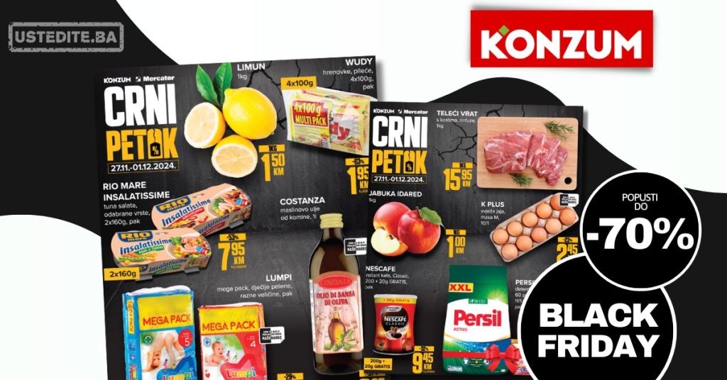 Konzum CRNI PETAK 27.11-1.12.2024.