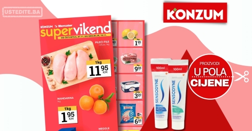 Konzum vikend akcija 7-10.11.2024.