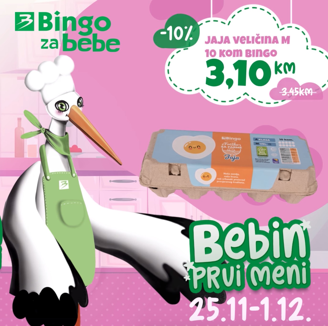 Bingo akcija RODIN MENI 25.11-1.12.2025.