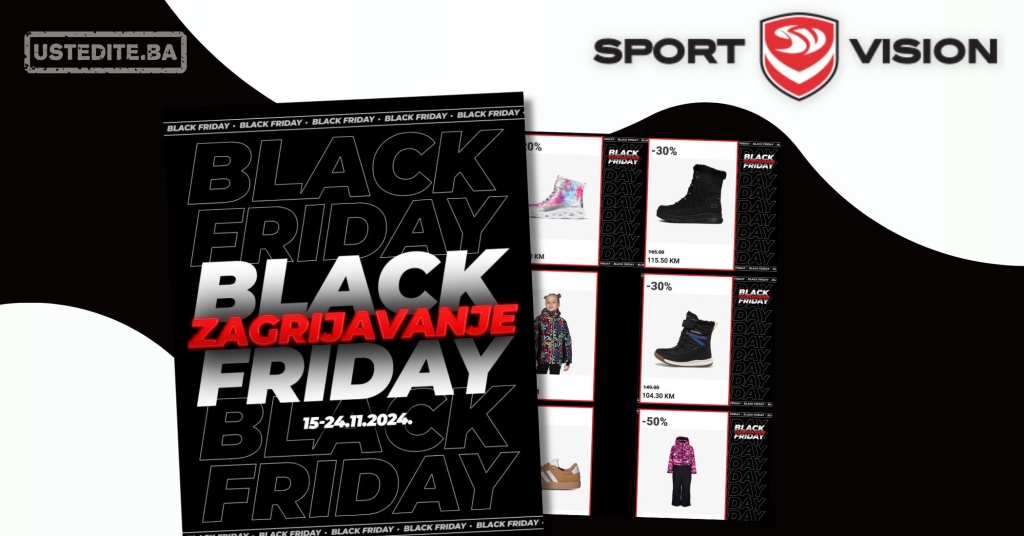 Sport Vision ZAGRIJAVANJE za BLACK FRIDAY 15-24.11.2024.