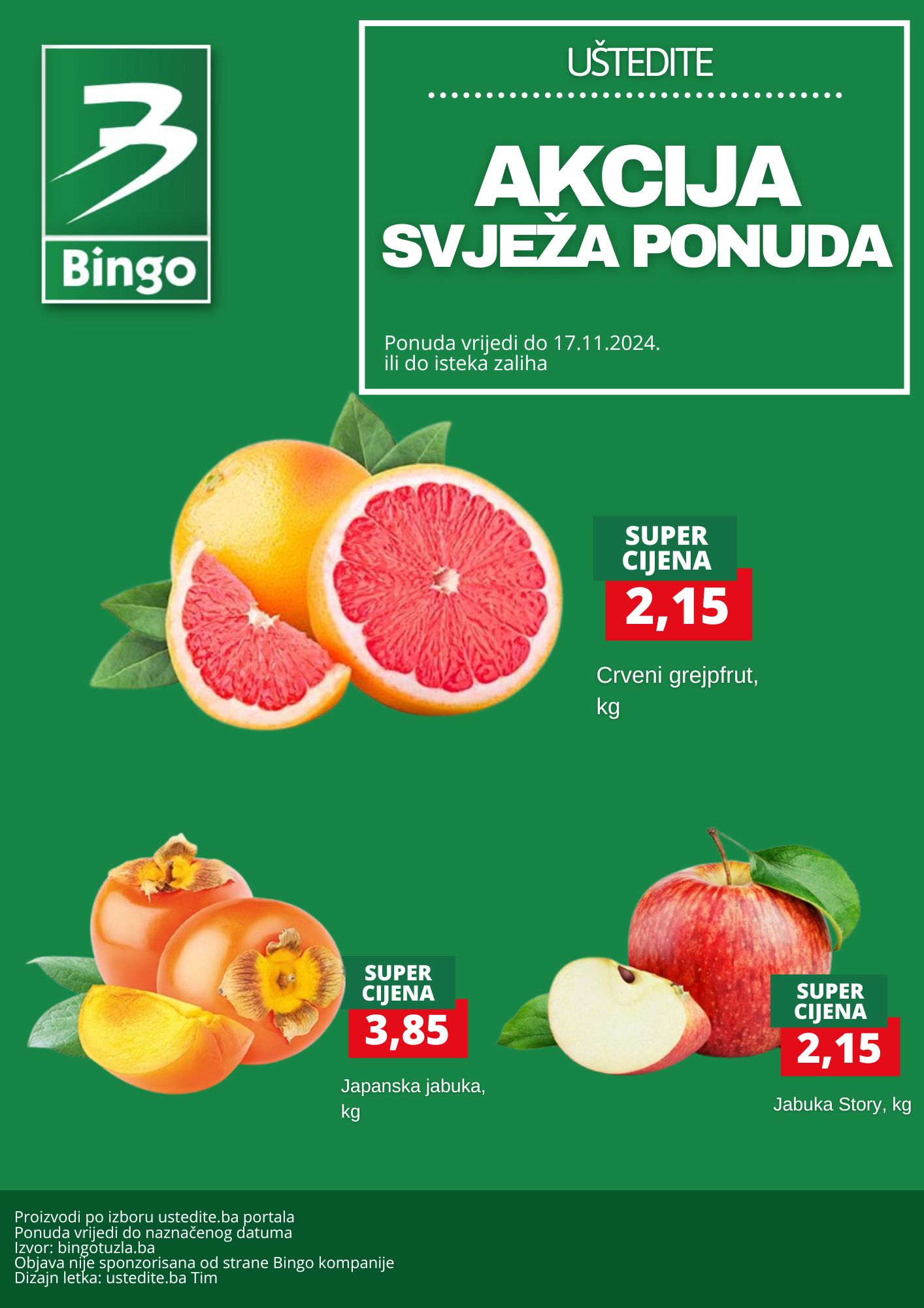 Bingo akcija SVJEŽA PONUDA