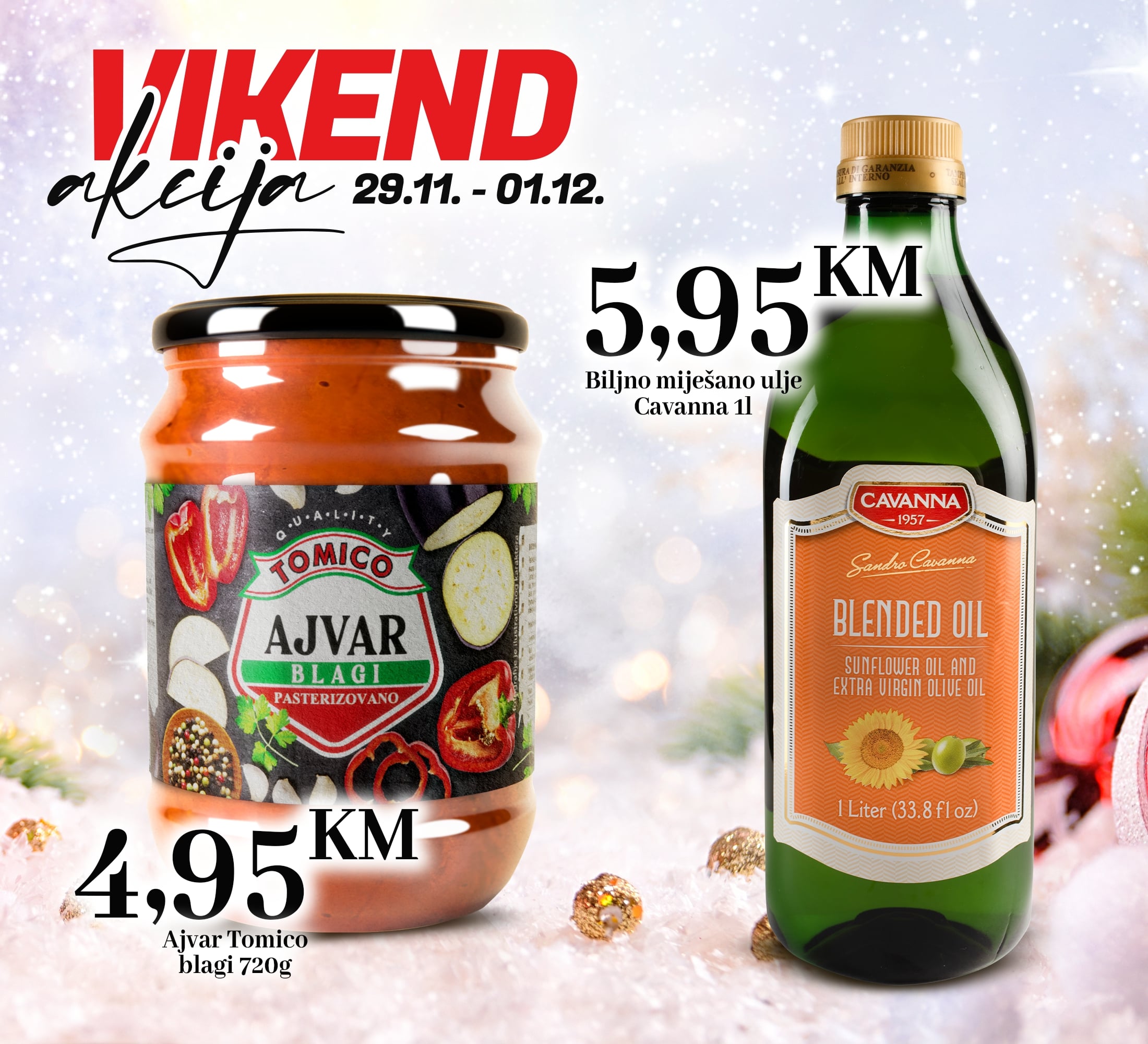 Kort vikend akcija 29.11-1.12.2024.