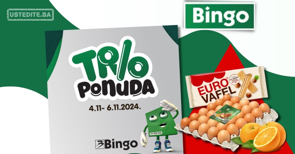 Bingo akcija TRIO PONUDA 4-6.11.2024.