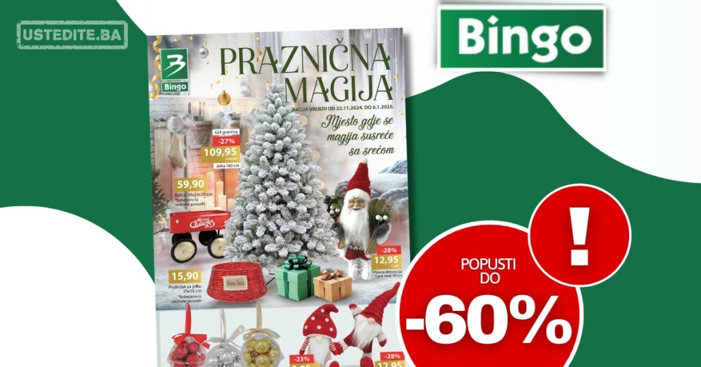 Bingo katalog PRAZNIČNA ČAROLIJA 22.11.2024.-6.1.2025