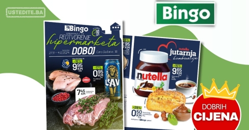 Bingo katalog REOTVORENJE Doboj 27.11-4.12.2024.