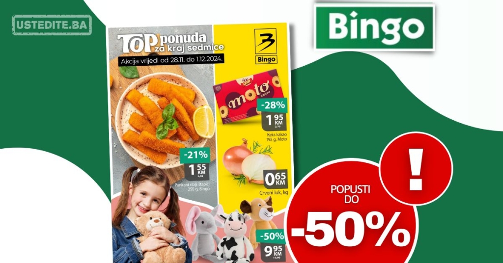 Bingo vikend akcija 28.11-1.12.2024.