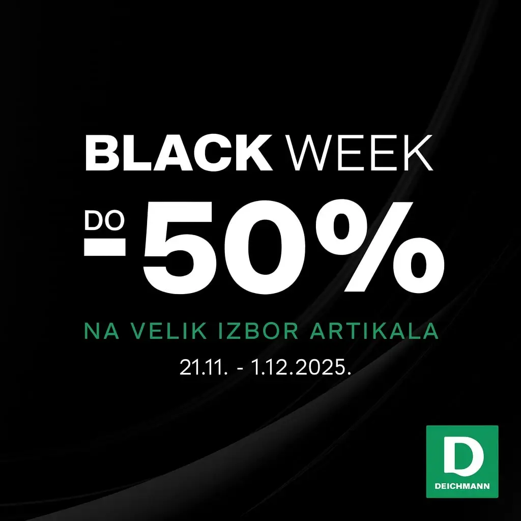 Deichmann BLACK FRIDAY 21.11-1.12.2025.