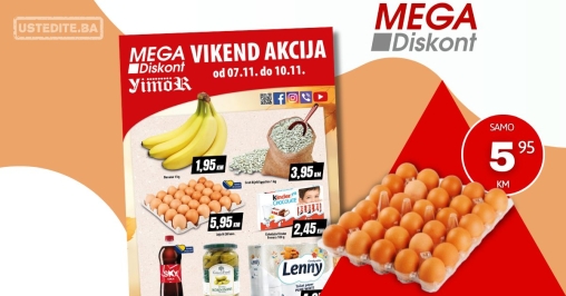 Mega Diskont vikend akcija 7-10.11.2024.