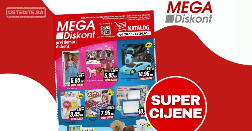 Mega Diskont katalog 20.11.2024-20.1.2025.