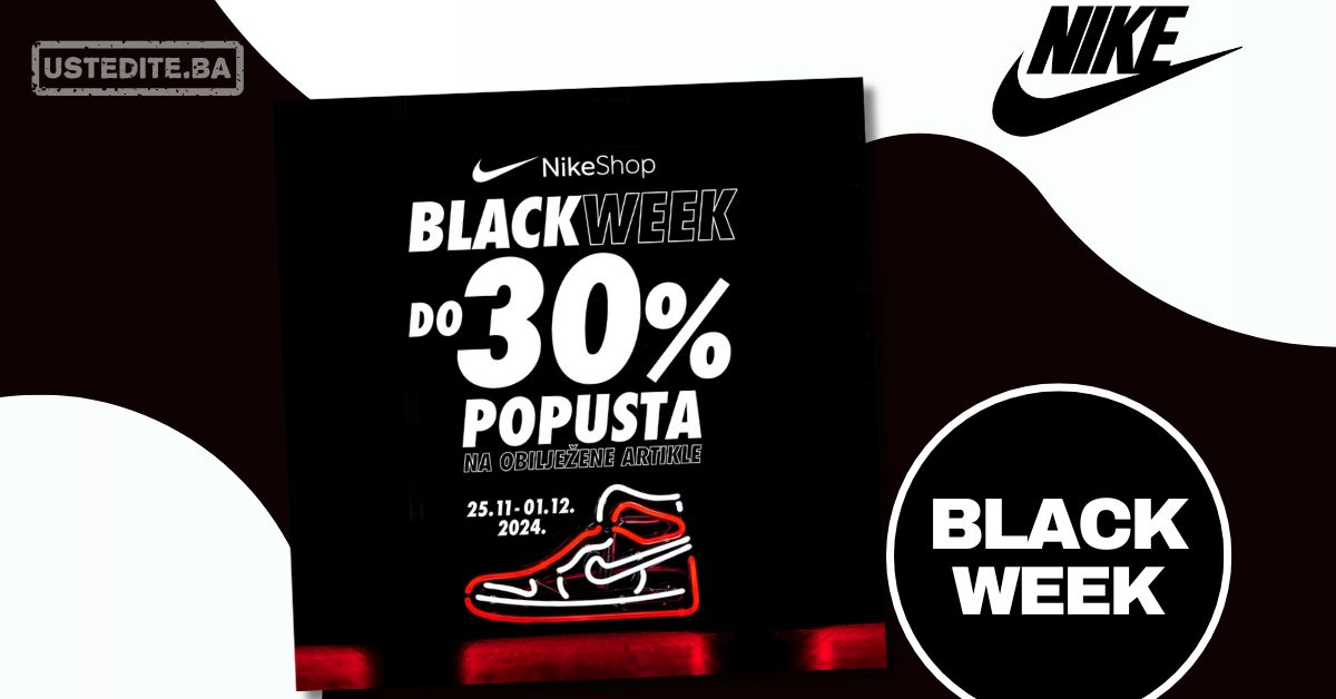 Nike Shop BLACK FRIDAY 25.11-1.12.2024.