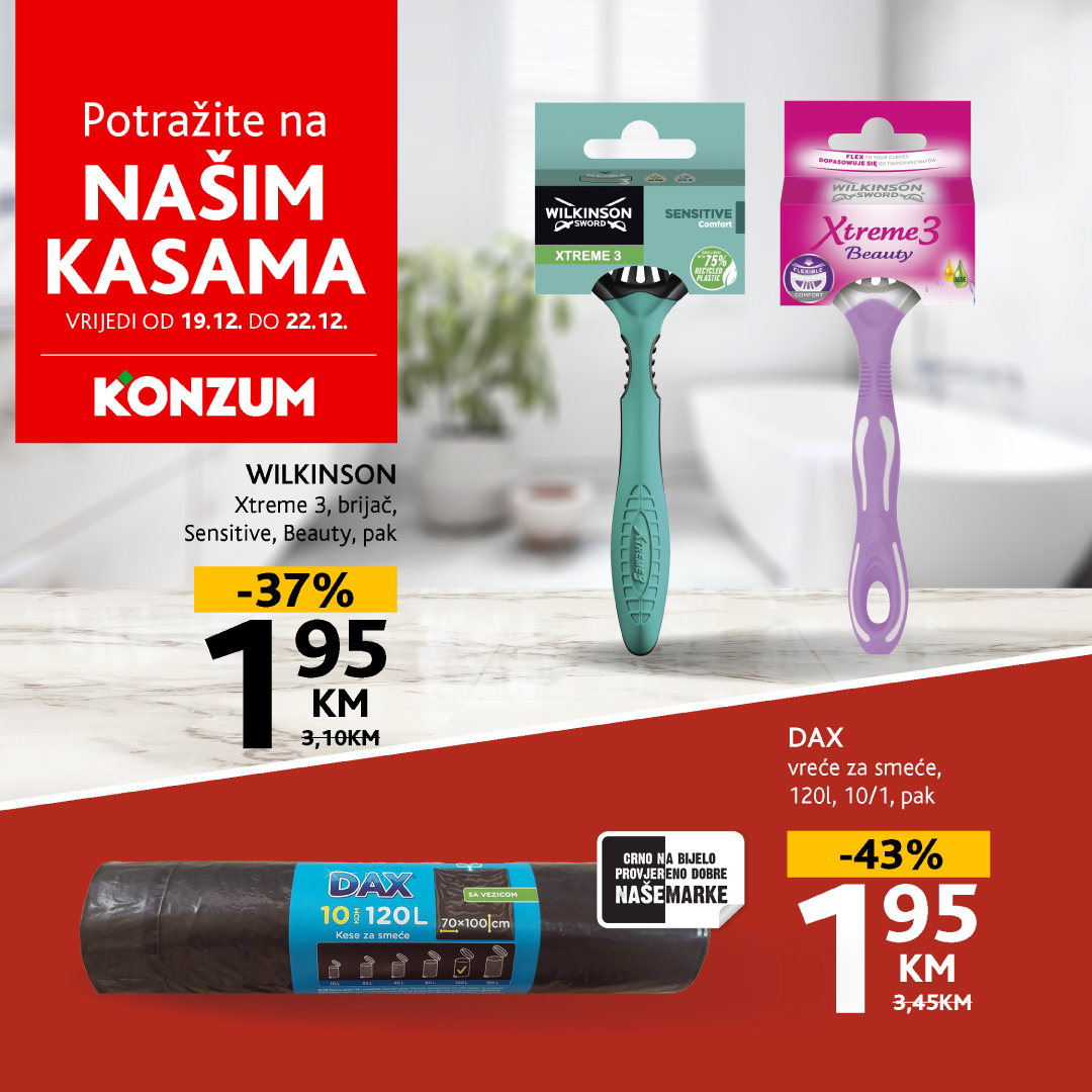 Konzum AKCIJA NA KASAMA 