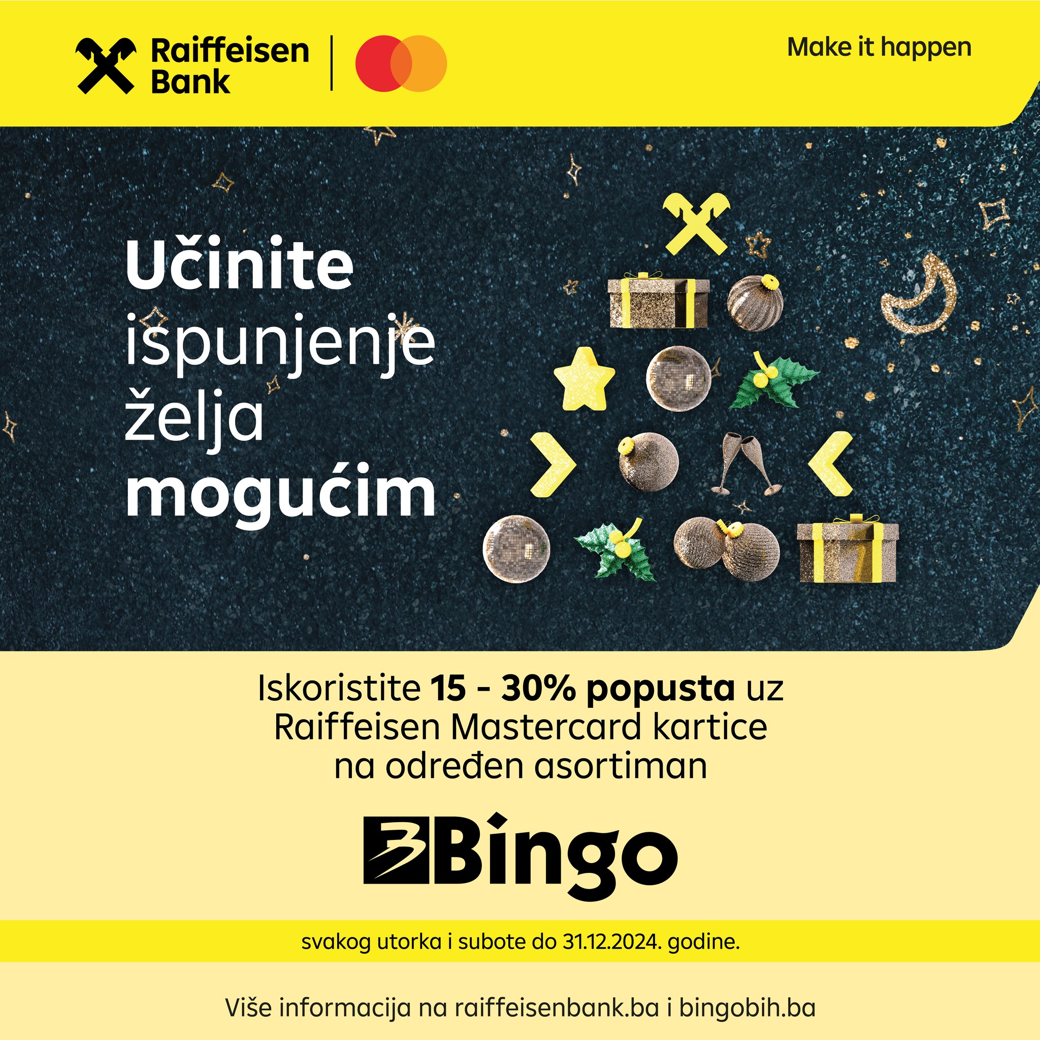 Bingo POPUST NA SVE - 21. i 28.12.2024. 