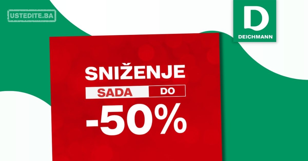 Deichmann SNIŽENJE do 50% - akcija do 14.1.2025.