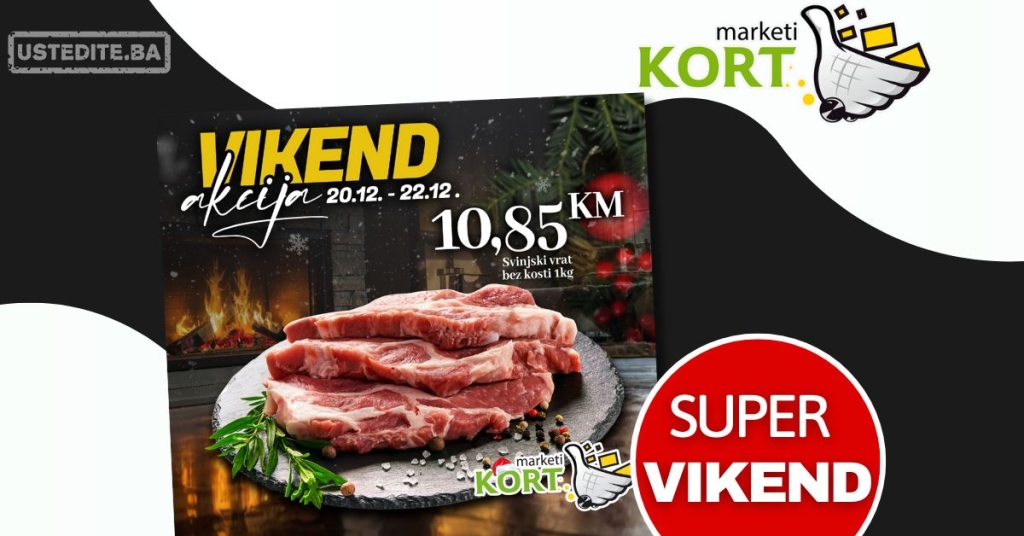 Kort vikend akcija 20-22.12.2024.