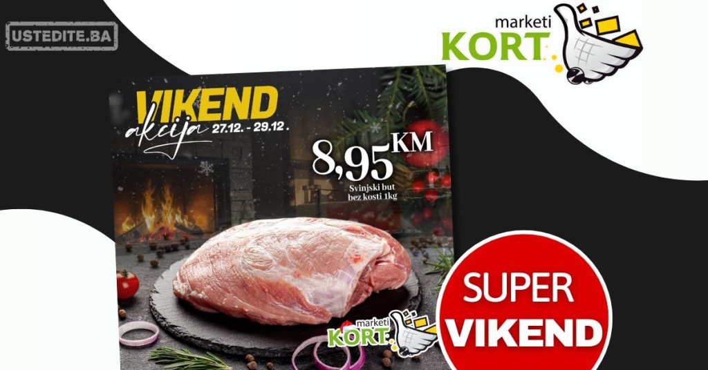 Kort vikend akcija 27-29.12.2024.