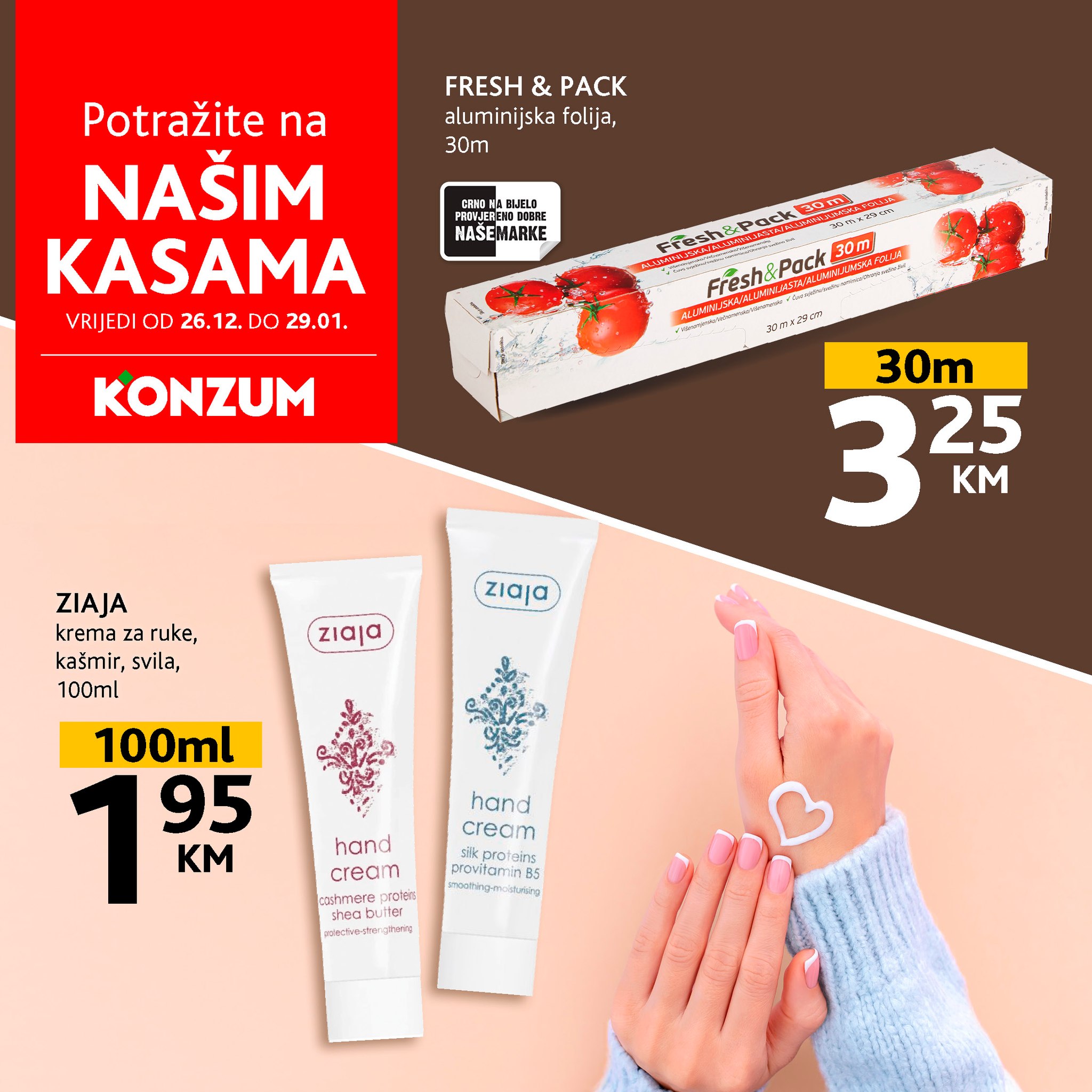 Konzum AKCIJA NA KASAMA 