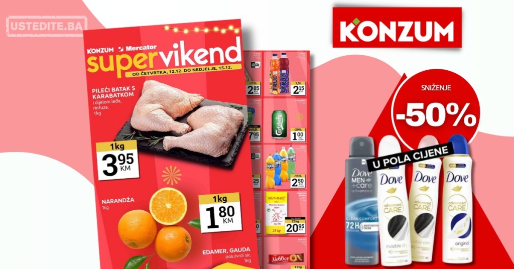 Konzum vikend akcija 12-15.12.2024.