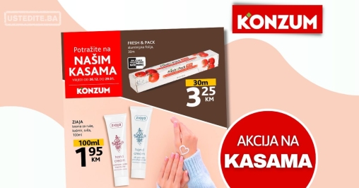 Konzum AKCIJA NA KASAMA