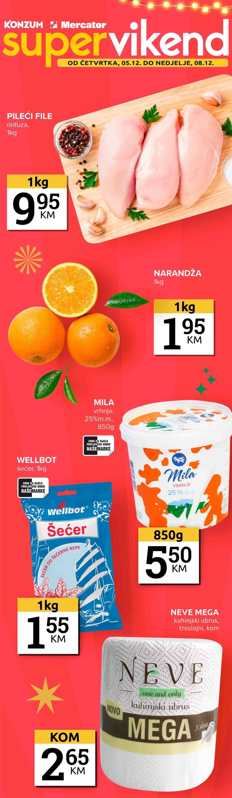 Konzum vikend akcija 5-8.12.2024. 