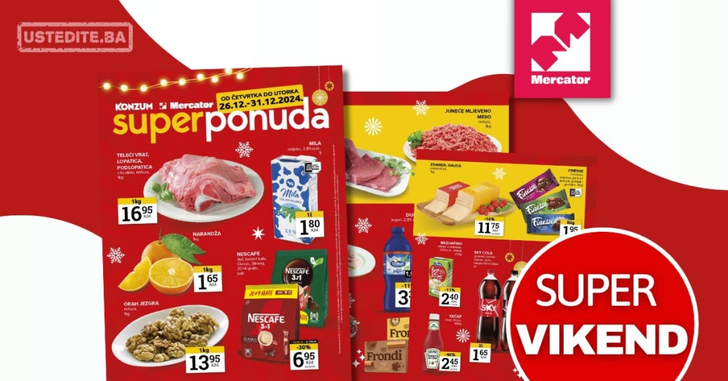 Mercator vikend akcija 26-31.12.2024.