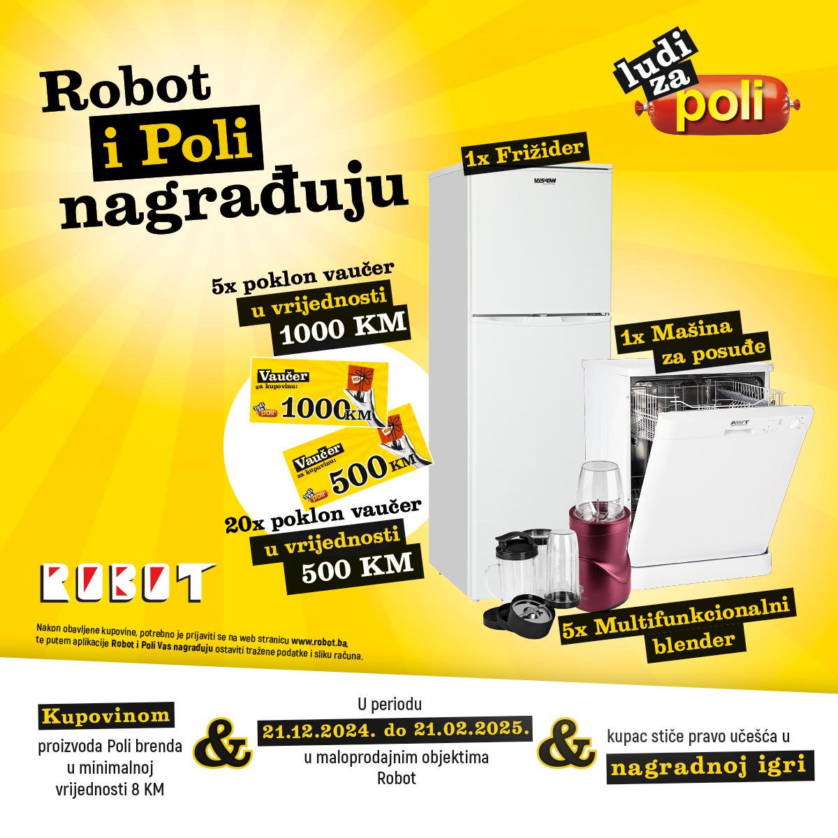 Poli & Robot NAGRADNA IGRA do 21.2.2025. 