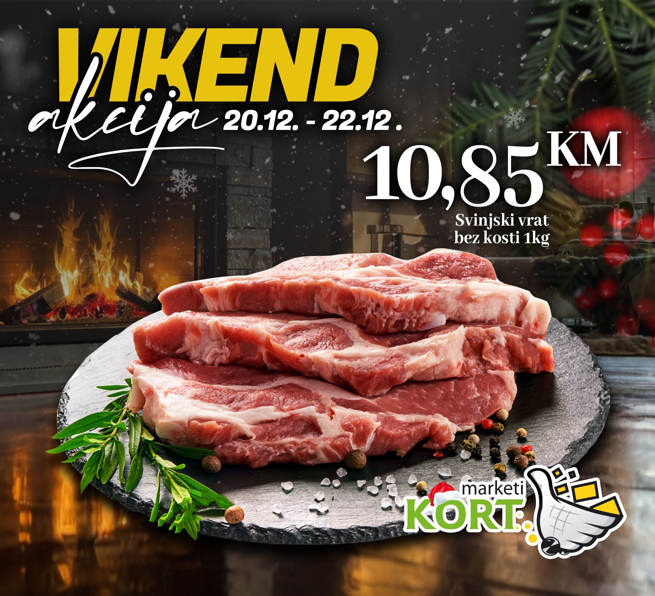 Kort vikend akcija 20-22.12.2024. 