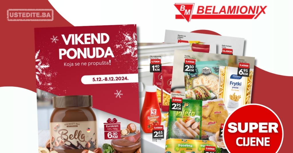 Belamionix vikend akcija 5-8.12.2024.