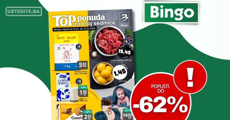 Bingo vikend akcija 12-15.12.2024.