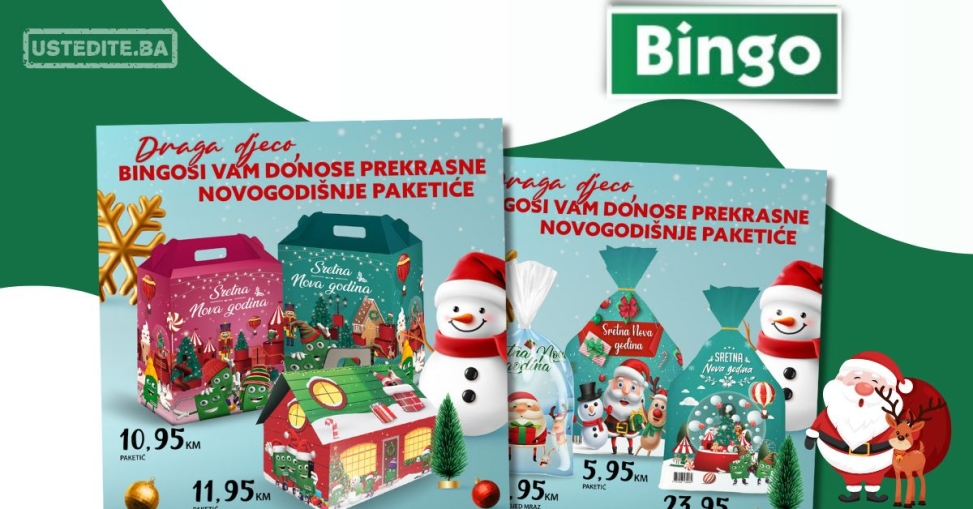 Bingo NOVOGODIŠNJI PAKETIĆI - decembar 2024.