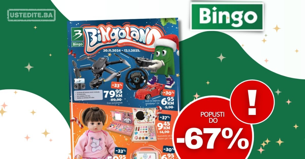 Bingo katalog BINGOLAND - sniženje do 12.1.2024.