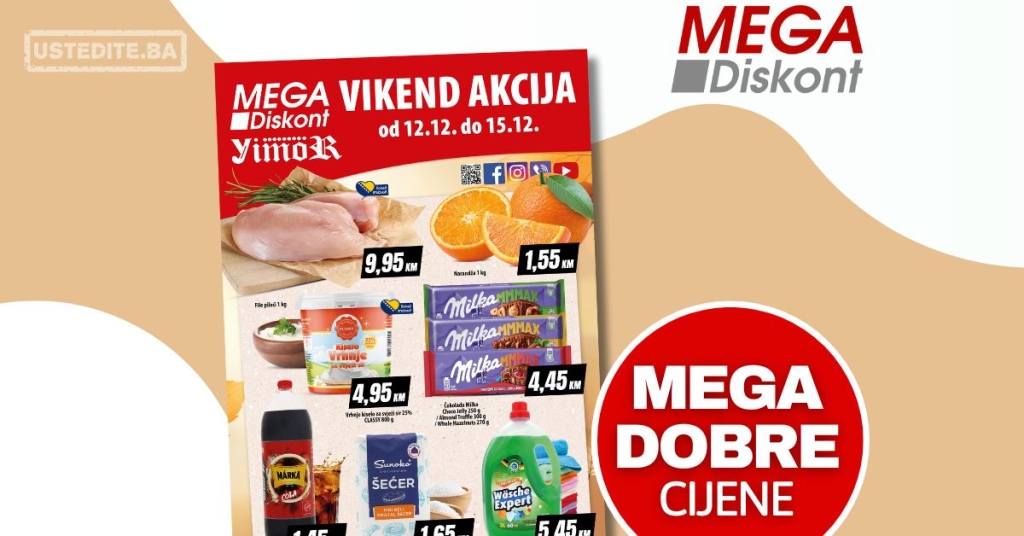 Mega Diskont vikend akcija 12-15.12.2024.