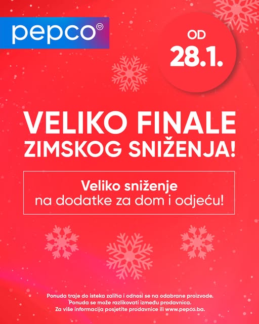 Pepco VELIKO ZIMSKO SNIŽENJE od 28.1.2025.