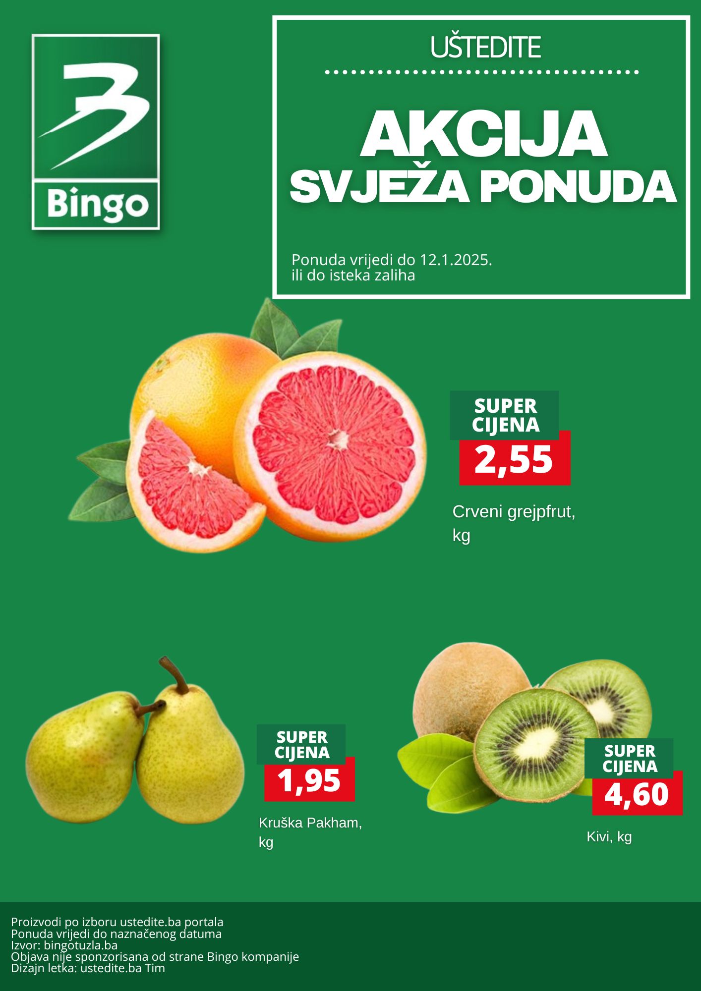 Bingo akcija SVJEŽA PONUDA 