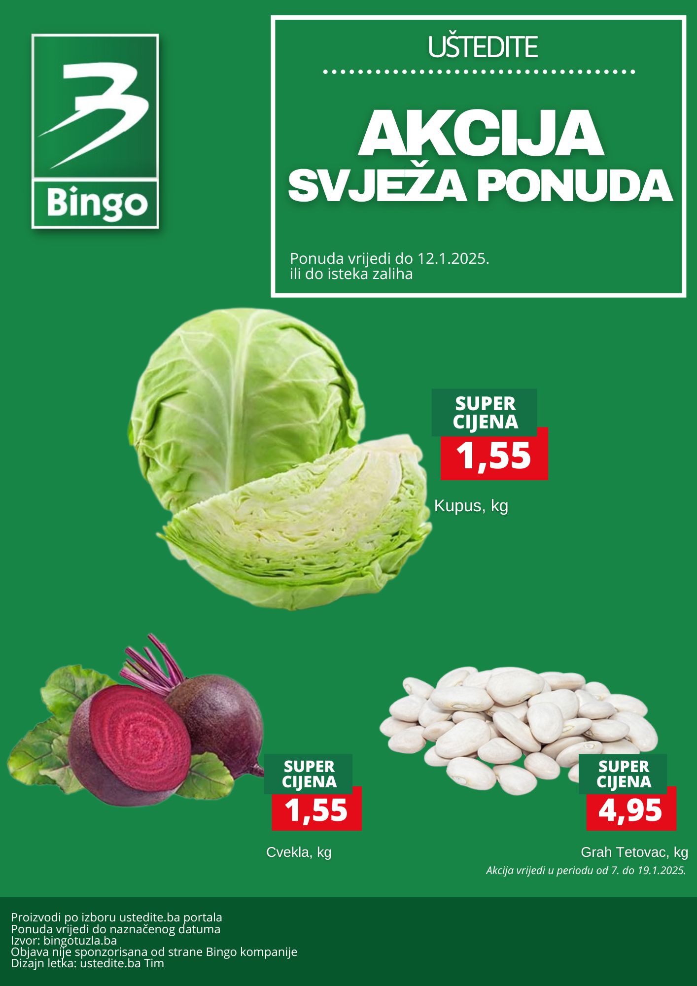 Bingo akcija SVJEŽA PONUDA 