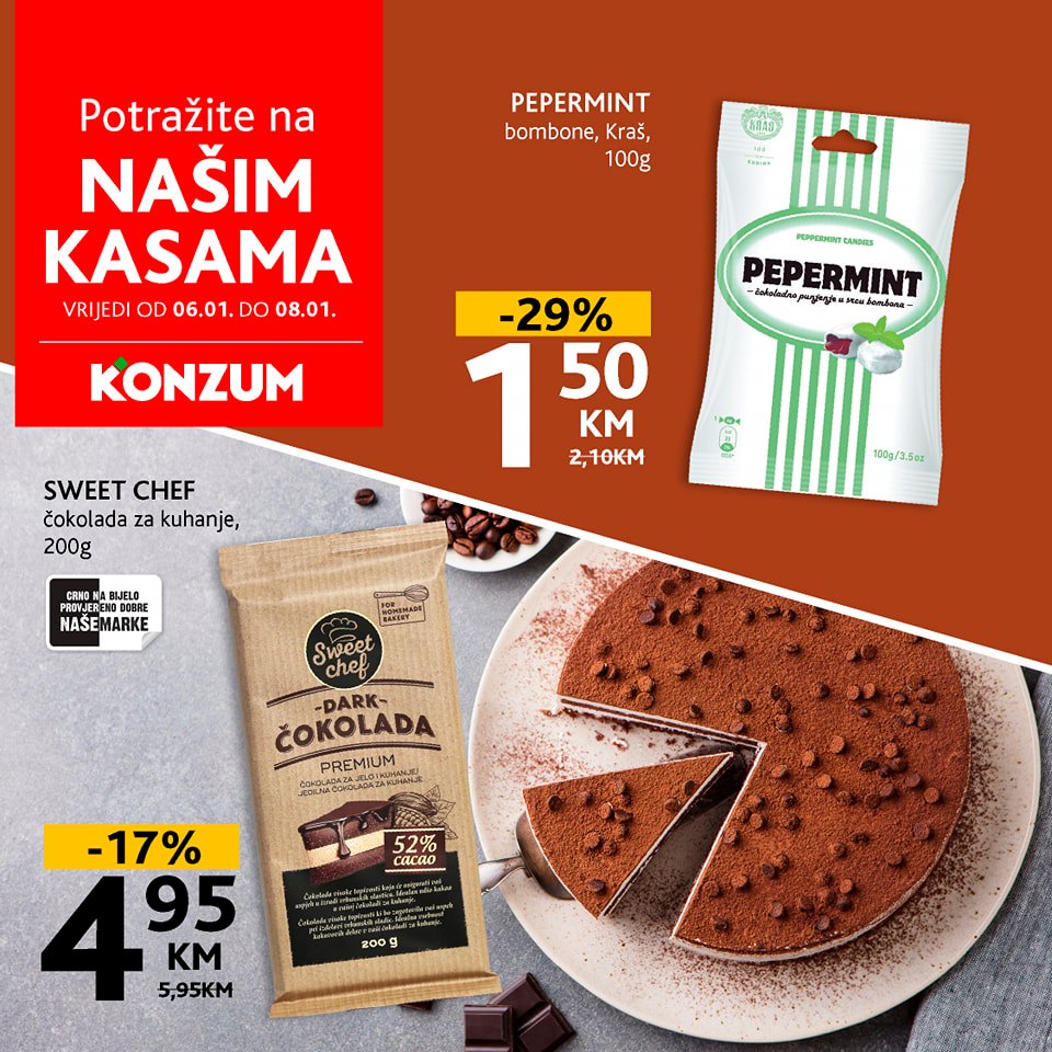 Konzum akcija na kasama 