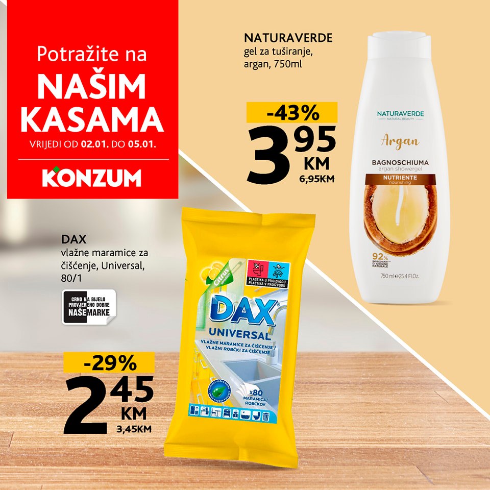 Konzum AKCIJA NA KASAMA 