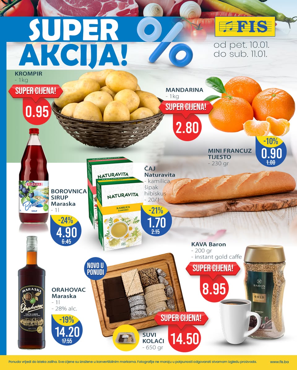 Fis vikend akcija 10-11.1.2025.