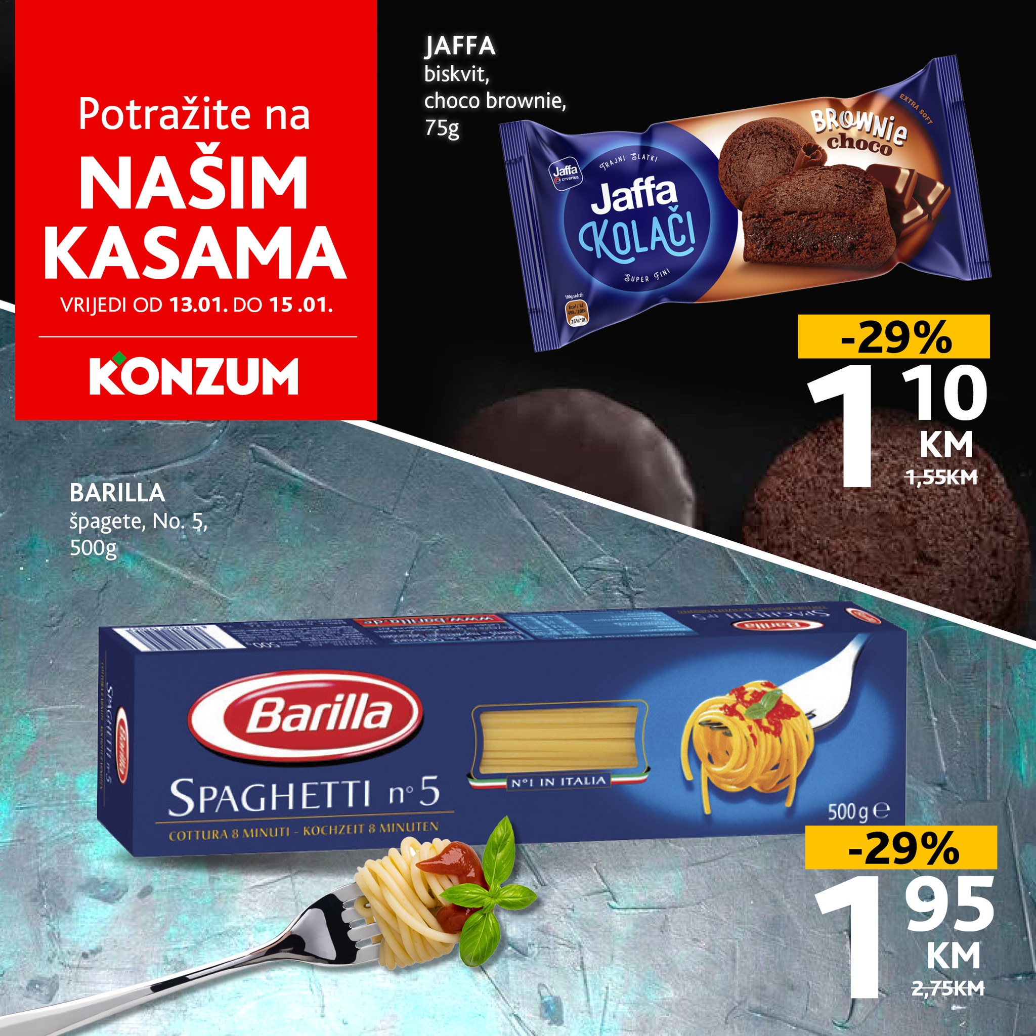 Konzum akcija na kasama 