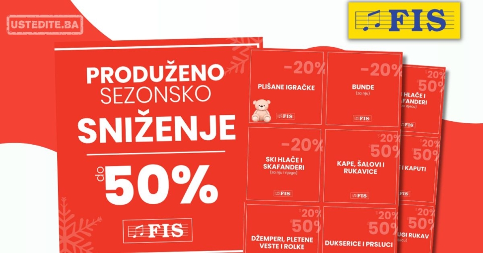 Fis SEZONSKO SNIŽENJE - sniženje do 31.01.2025.