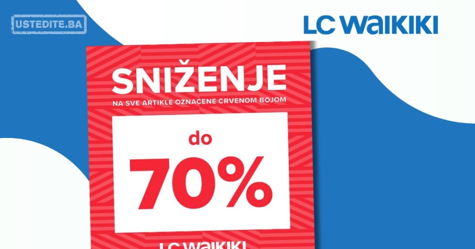 LC Waikiki SNIŽENJE 70% - januar 2025.