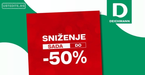 Deichmann SNIŽENJE do 50% 23.1- 28.1.2025