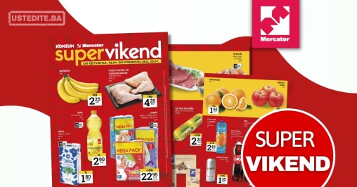 Mercator vikend akcija 16-20.1.2025.