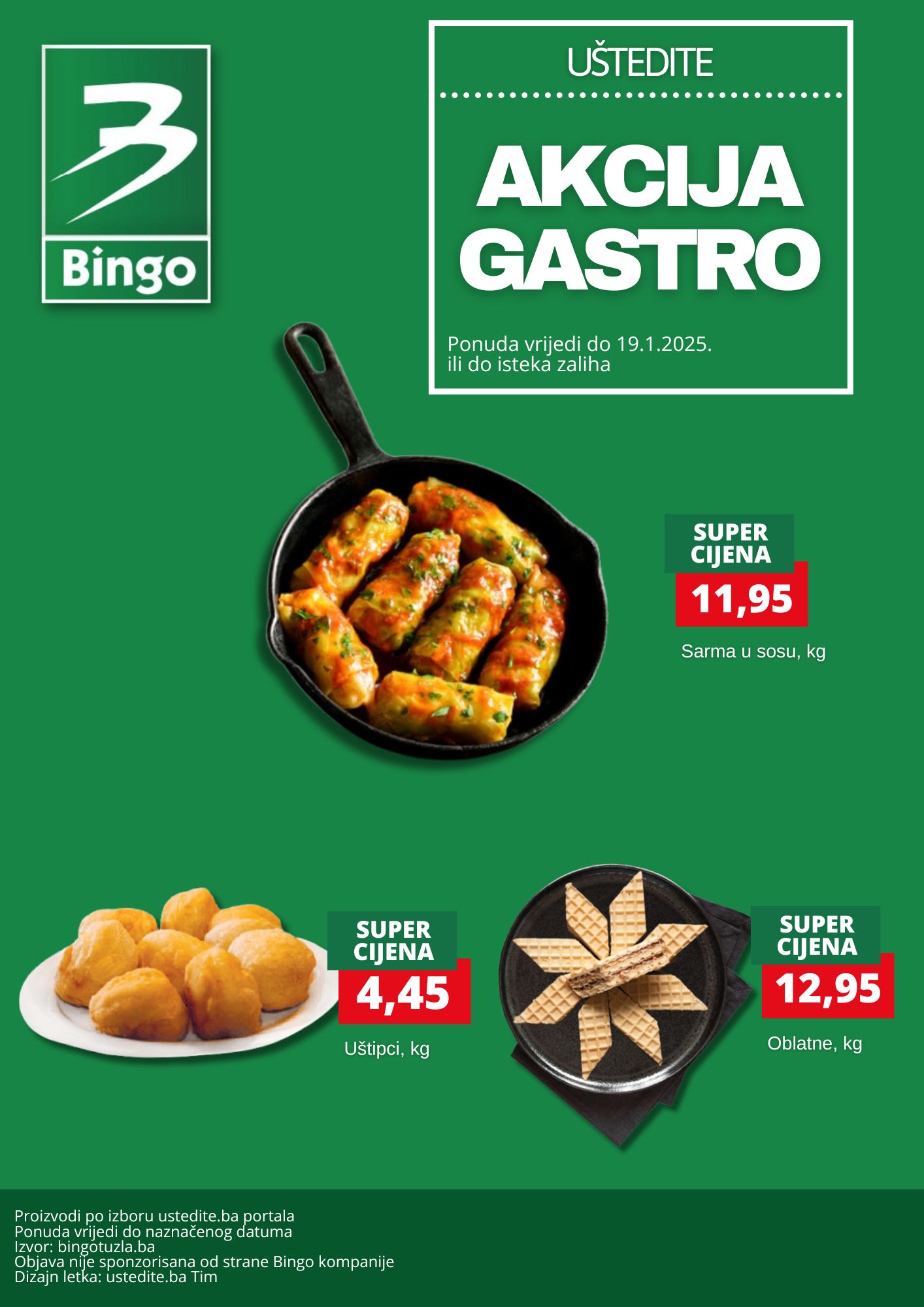 Bingo akcija GASTRO