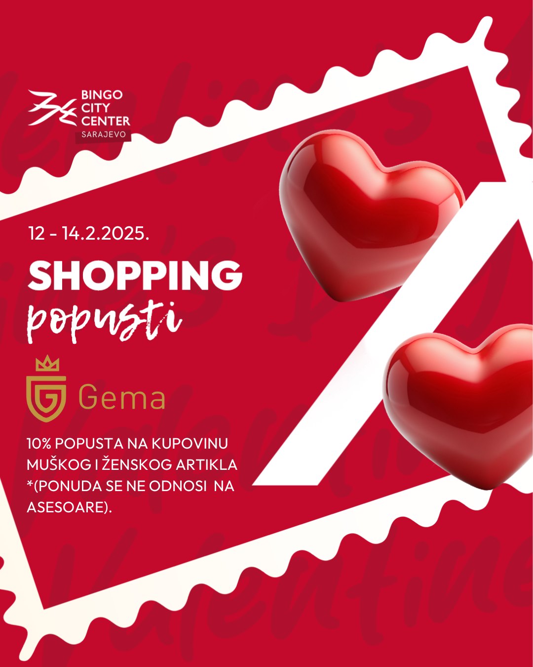 Bingo City Center SHOPPING POPUSTI 13-15.2.2025.