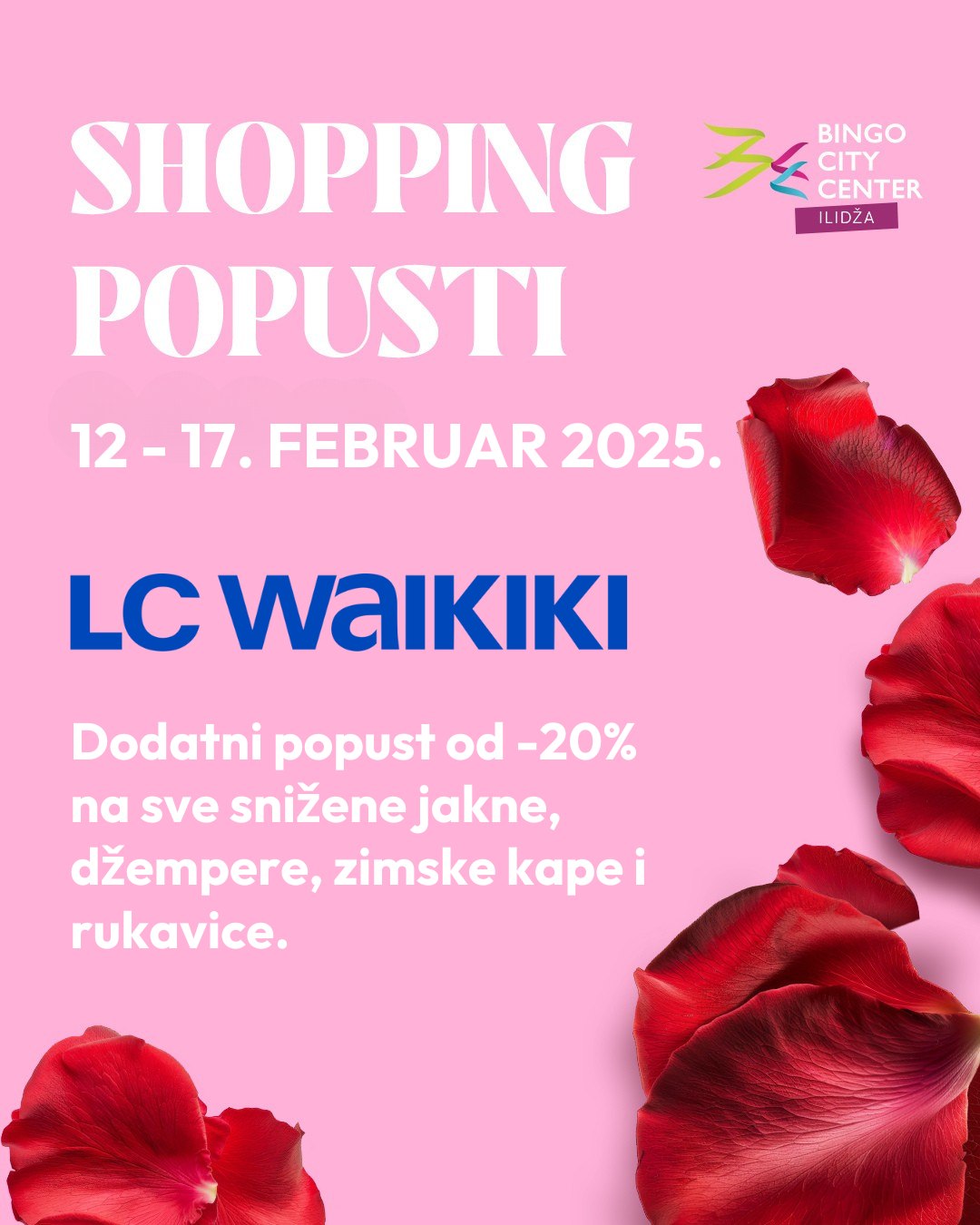 Bingo City Center Ilidža SHOPPING POPUSTI - februar 2025.